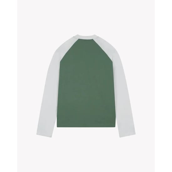 Saint Blanc Blend logo raglan longsleeve green - Image 2