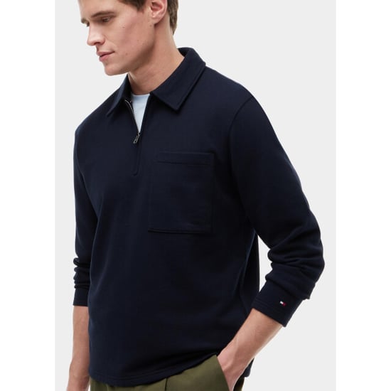 Tommy Hilfiger Half zip essential terry pocket 1/4 zip mw0mw43213/dw5 - Image 5