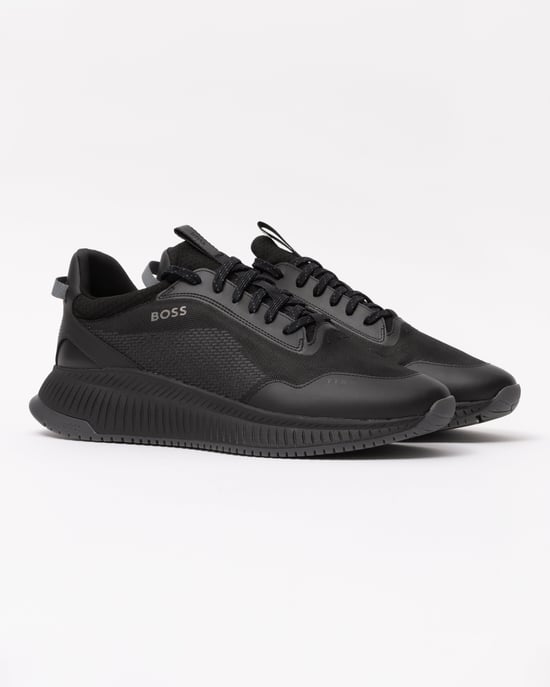 TTNM EVO TTNM EVO with ridged outsole trainers in Dark Grey Trainers - Image 2