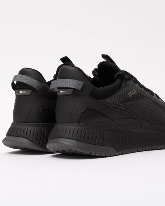 TTNM EVO TTNM EVO with ridged outsole trainers in Dark Grey Trainers - Image 3