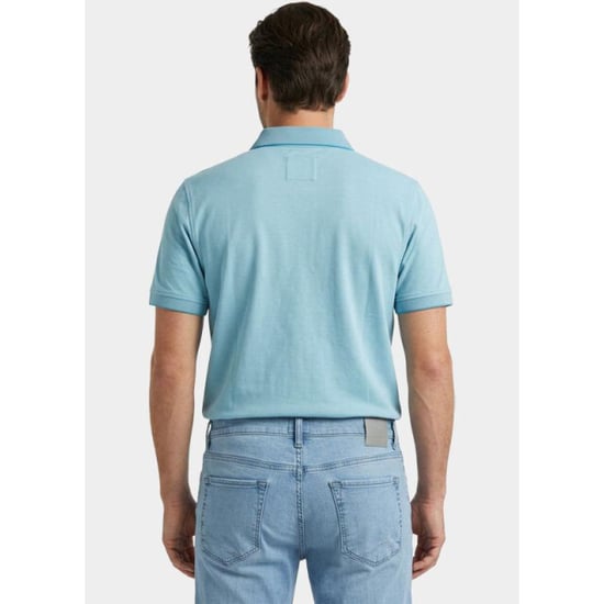 Bos Bright Blue Polo heren easy care 214008484/643 pool - Image 3