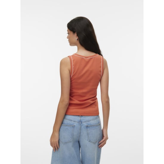 Vero Moda Vmmonna sl contrast top box jrs - - Image 5