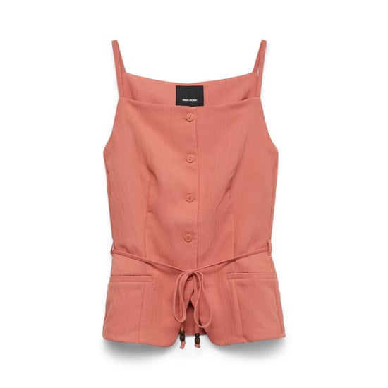 Vero Moda Vmlieve sl belted waistcoat - - Image 1