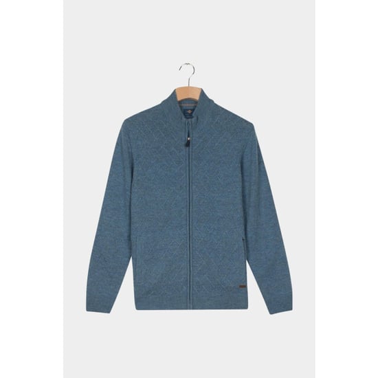 Baileys Vest cardigan zip 10gg, front body 522022/665 - Image 4