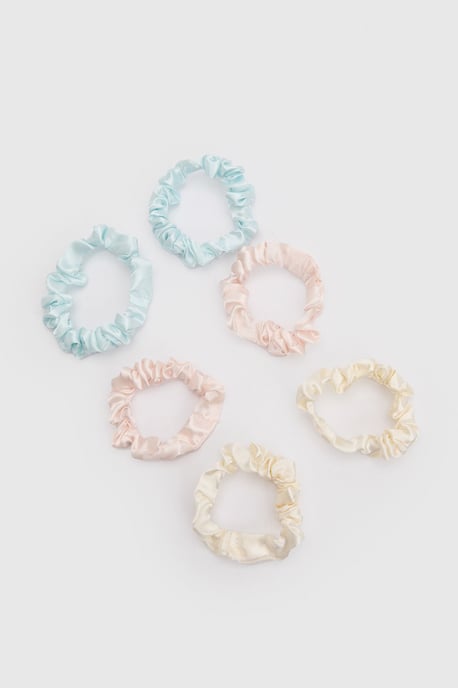Satin Scrunchies 6 Pack - Image 3