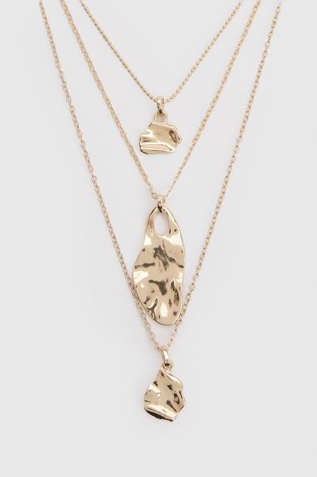 Abstract Pendant Layered Necklace - Image 3