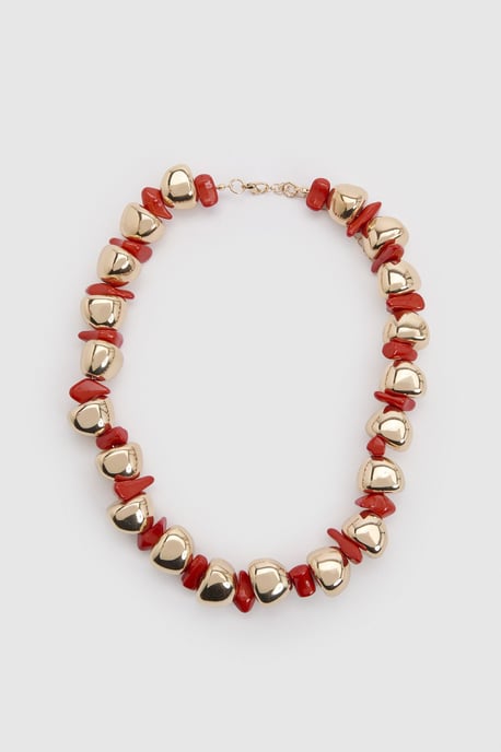 Statement Beaded Necklace - Image 2