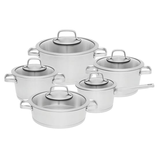 BergHOFF Essentials line kookpannenset 5 delig rvs - Image 1