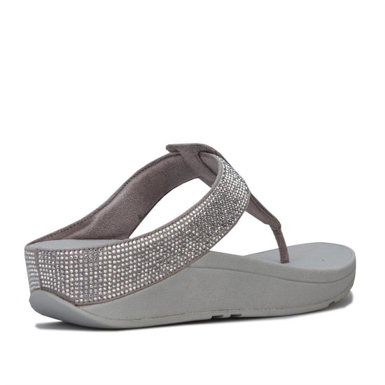 Women's Fit Flop Toe Post Sandal in Silver - Image 3