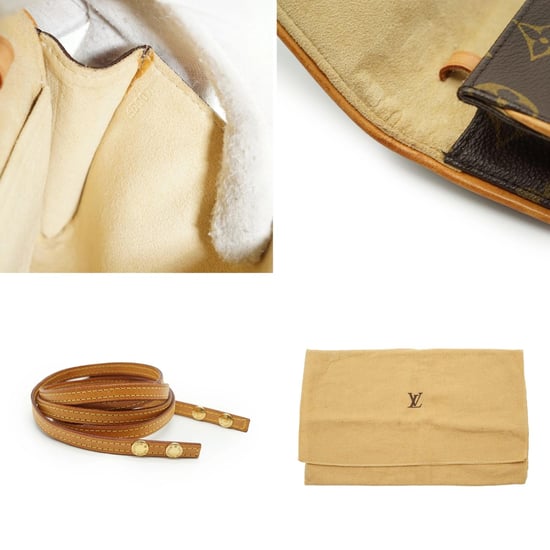 Louis Vuitton stoffen crossbodytas (tweepersoons). - Image 4