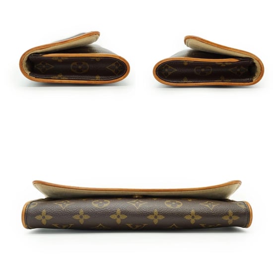 Louis Vuitton stoffen crossbodytas (tweepersoons). - Image 5