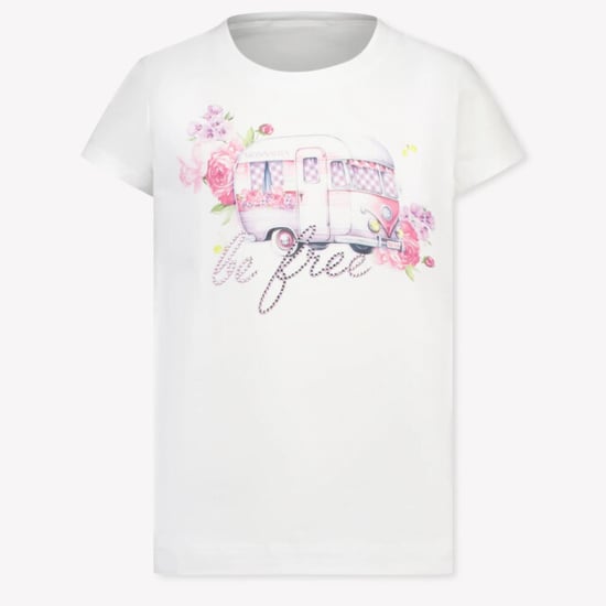 Monnalisa Kinder meisjes t-shirt in - Image 2