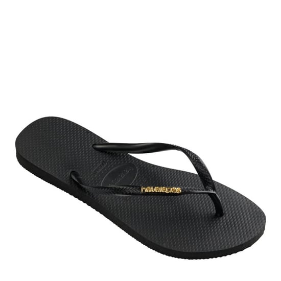 Havaianas slim logo metallic black gol teenslippers dames - Image 4