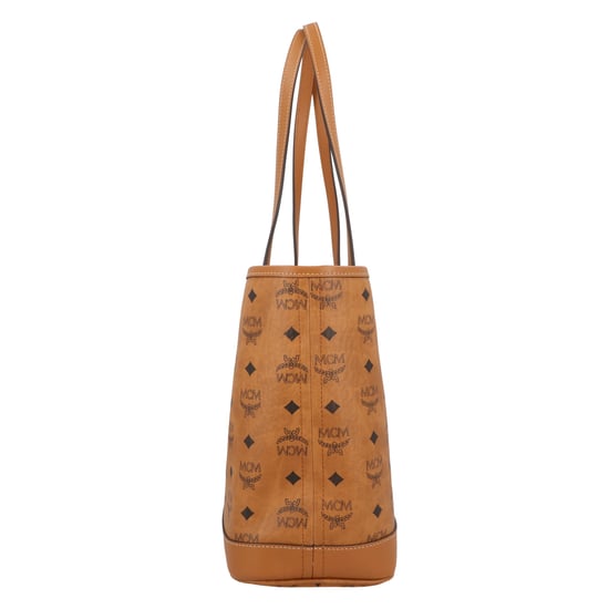MCM Neuer Liz Shopper Klein in Visetos in Beige Monogram Handtasche Damen - Image 3