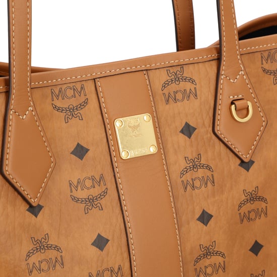 MCM Neuer Liz Shopper Klein in Visetos in Beige Monogram Handtasche Damen - Image 5