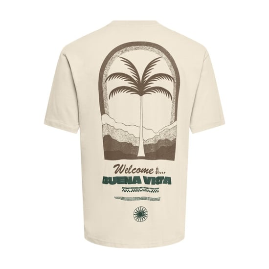 Only & Sons Onskiki life rlx ss tee ecru - Image 2