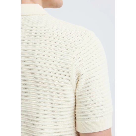 Kronstadt Po31097 ks30060 ksmorgan ss knit polo vanilla ice - Image 4