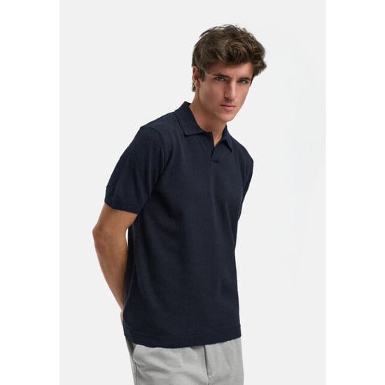 Kronstadt Ksbblake ss knit polo sky captain - Image 6