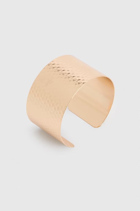 Chunky Hammered Bangle - Image 3