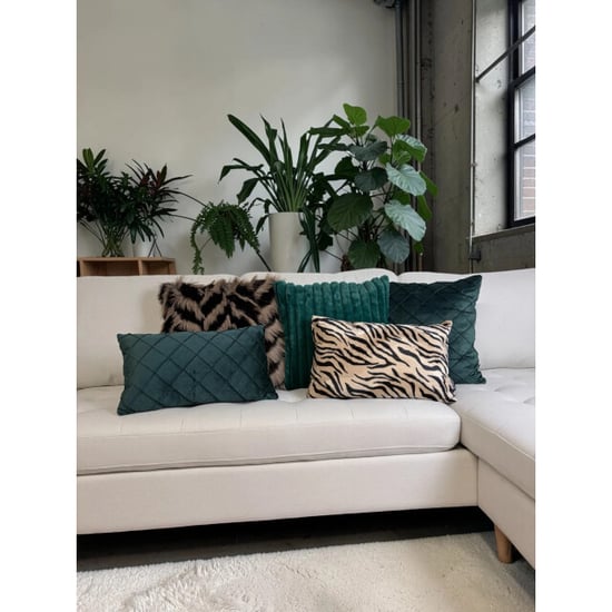 Gek op kussens! Sierkussen furry tiger | 30x50 cm | polyester - Image 2