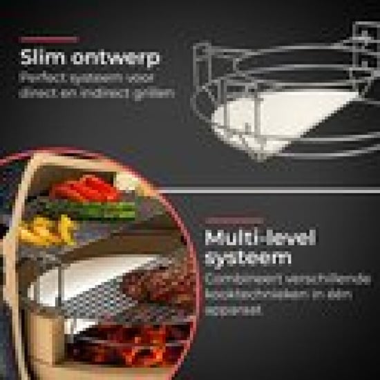 GrillX Multilevel systeem 21 inch inclusief 2 halve manen universeel - Image 5