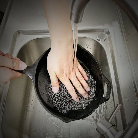GrillX Chain mail scrubber 22 x 15 cm rvs schrubmatje staalspons voor - Image 4