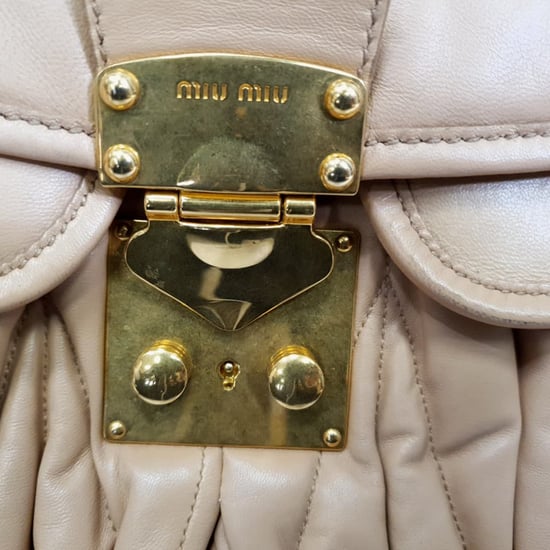 Miu Miu Matelasse Coffer Hobo Bag in Beige Leather - Image 6