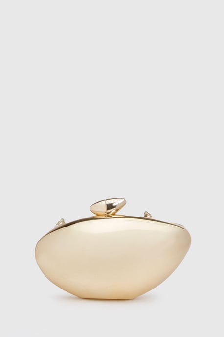 Detachable Pearl Handle Metallic Grab Bag - Image 3
