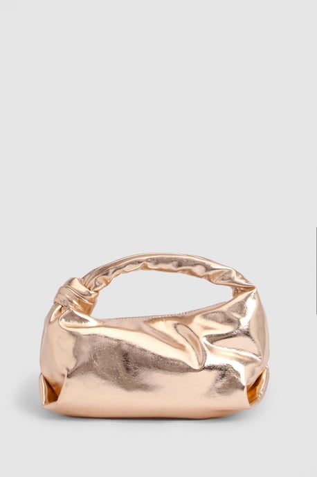 Metallic Knot Handle Grab Bag - Image 2