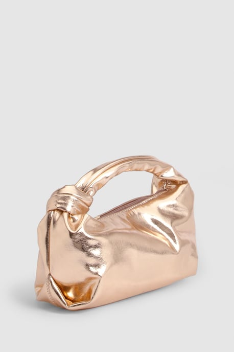 Metallic Knot Handle Grab Bag - Image 3