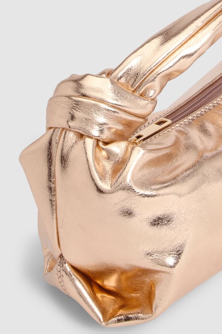 Metallic Knot Handle Grab Bag - Image 4
