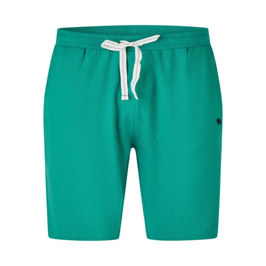 Phil & Co Heren shortama korte pyjama set donkerblauw/groen gestreept - Image 2