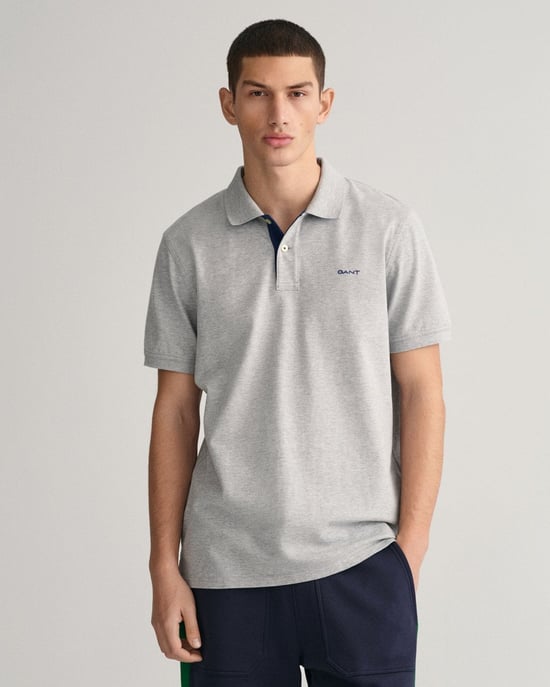 GANT Korte Mouw Contrast Piqué Rugger Regular Fit - Image 4