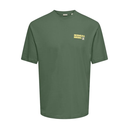Only & Sons Onskiki life rlx ss tee esmerald - Image 1