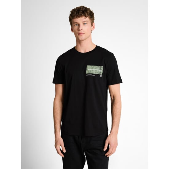Tom Tailor Rounded hem printed t-shirt - Image 1