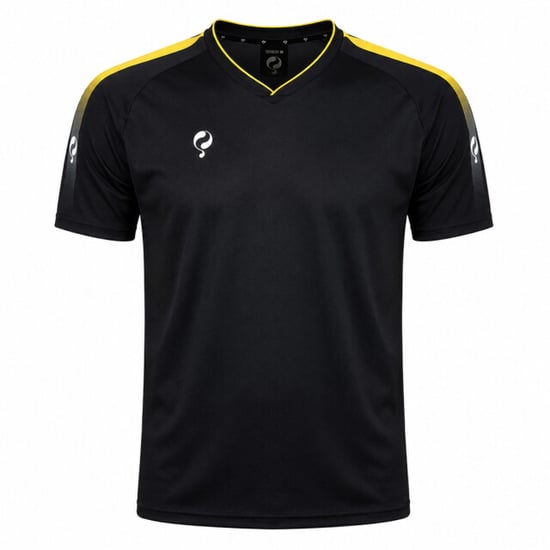 Q1905 Trainingsshirt maher zwart / geel / wit - Image 2
