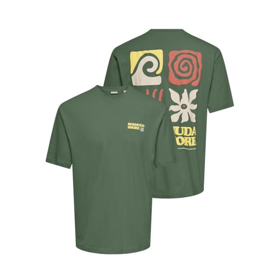 Only & Sons Onskiki life rlx ss tee esmerald - Image 4