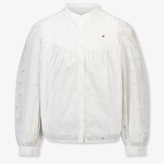 Tommy Hilfiger Kinder meisjes blouse in - Image 2