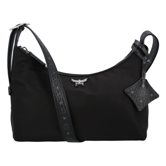 MCM Aren Hobo Bag Small van gerecycled nylon en leer met monogramprint - Image 1
