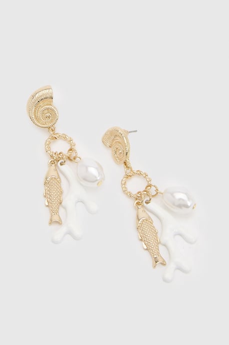 Ocean Charm Earrings - Image 3
