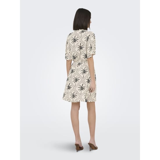 Jacqueline de Yong Jdygaby life ss belt dress wvn zand dessin - Image 3