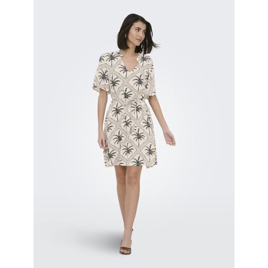 Jacqueline de Yong Jdygaby life ss belt dress wvn zand dessin - Image 4