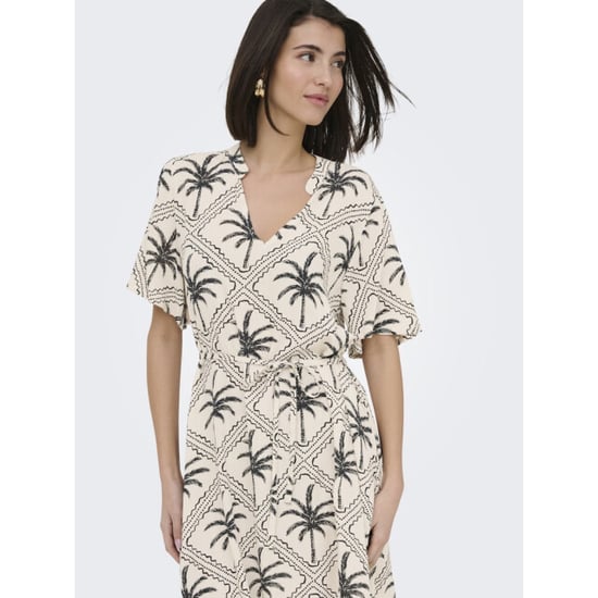 Jacqueline de Yong Jdygaby life ss belt dress wvn zand dessin - Image 5