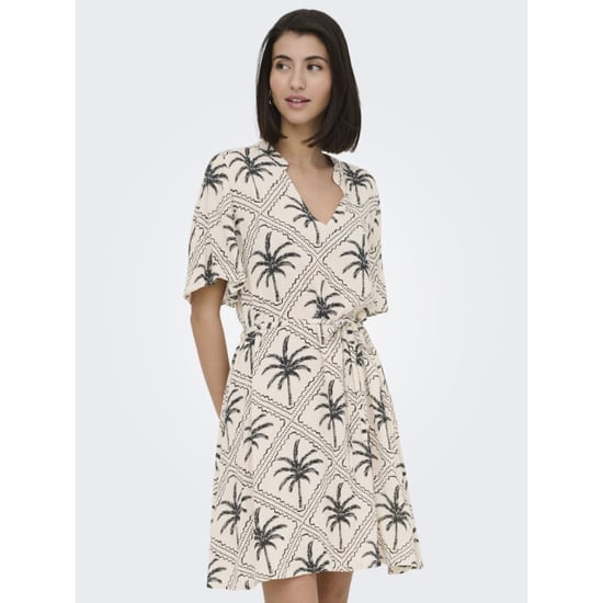 Jacqueline de Yong Jdygaby life ss belt dress wvn zand dessin - Image 6