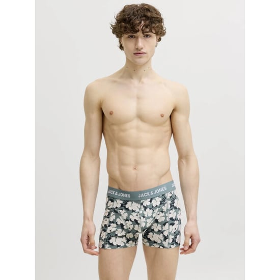Jack & Jones Heren boxershorts effen trunks jacben 7-pack blauw/groen effen/gebloemd - Image 5