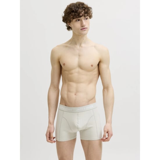 Jack & Jones Heren boxershorts effen trunks jacben 7-pack blauw/groen effen/gebloemd - Image 6