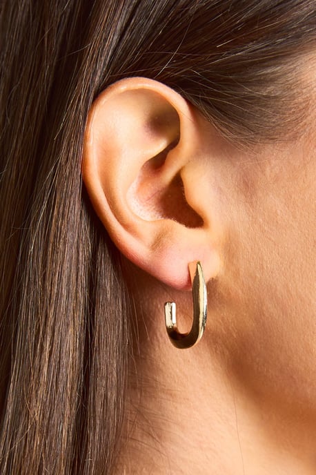 Gold Hoop Earrings 3 Pack - Image 2