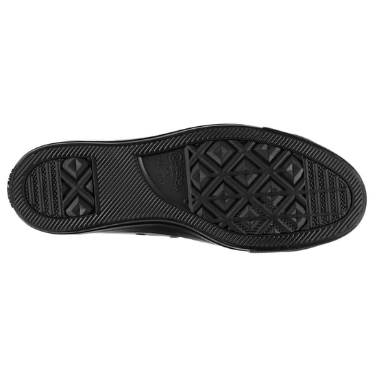 Men's Converse Chuck Taylor All Star Mono Leather Trainers in Black 001 - Image 2