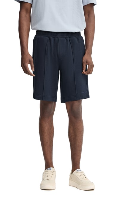 Marineblauwe bermuda jogger met Polo Club-logo - Image 2