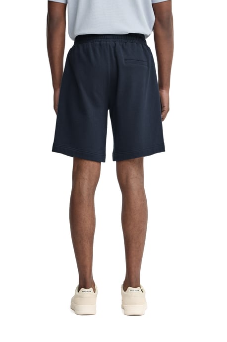 Marineblauwe bermuda jogger met Polo Club-logo - Image 4